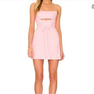 NBD Odilia Mini Dress in Soft Pink